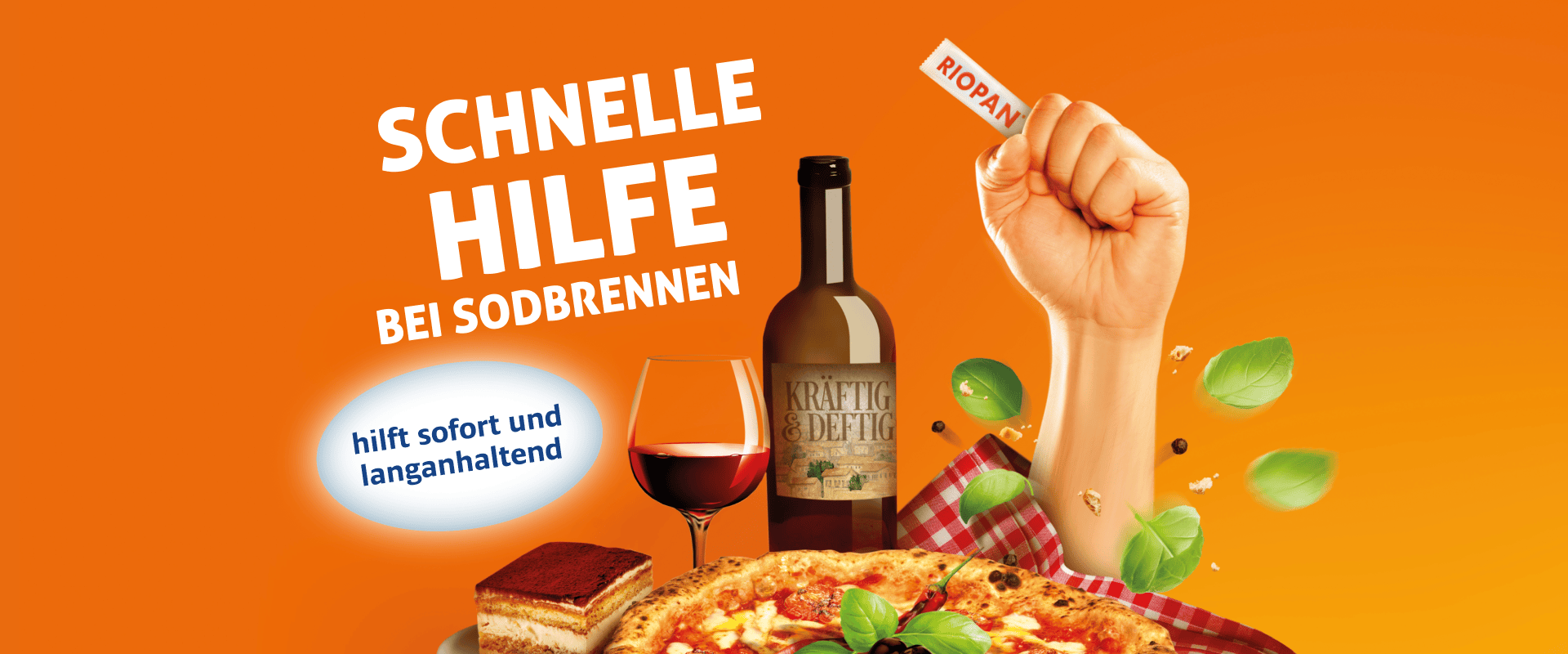 Schnelle Hilfe bei Sodbrennen