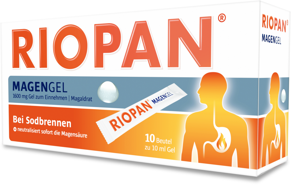 RIOPAN MAGENGEL 1600mg Gel zum Einnahmen 10 Beutel zu 10 ml Gel